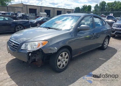 2009 Hyundai Elantra Gls z USA, uszkodzony, nr VIN KMHDU46D59U691521